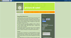 Desktop Screenshot of procuradesaber.blogspot.com