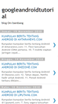 Mobile Screenshot of googleandroidtutorial.blogspot.com