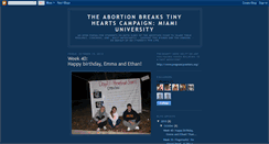 Desktop Screenshot of abortionbreakstinyhearts.blogspot.com