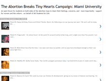 Tablet Screenshot of abortionbreakstinyhearts.blogspot.com