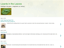 Tablet Screenshot of lizardsintheleaves.blogspot.com