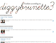 Tablet Screenshot of dizzybrunette3fashion.blogspot.com