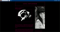 Desktop Screenshot of lenajovander.blogspot.com
