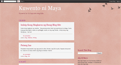 Desktop Screenshot of kuwentonimaya.blogspot.com