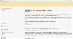 Desktop Screenshot of easterngifts.blogspot.com