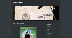 Desktop Screenshot of amo-esclavo.blogspot.com