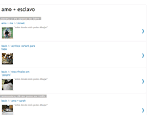 Tablet Screenshot of amo-esclavo.blogspot.com