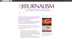 Desktop Screenshot of journalismleaders.blogspot.com