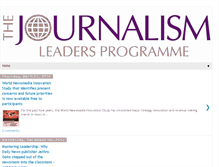 Tablet Screenshot of journalismleaders.blogspot.com
