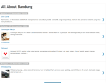 Tablet Screenshot of bandung-mania.blogspot.com