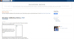 Desktop Screenshot of detox-nicotine.blogspot.com