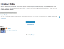 Tablet Screenshot of detox-nicotine.blogspot.com