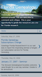 Mobile Screenshot of floridagenealogy.blogspot.com