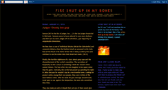 Desktop Screenshot of fire-shut-up.blogspot.com