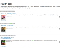 Tablet Screenshot of health-jobs.blogspot.com