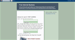 Desktop Screenshot of free-internet-business.blogspot.com
