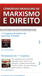 Mobile Screenshot of congressobrasileirodemarxismoedireito.blogspot.com