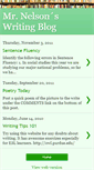 Mobile Screenshot of mrnelsonwriting.blogspot.com