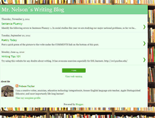 Tablet Screenshot of mrnelsonwriting.blogspot.com