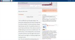 Desktop Screenshot of myscribblingpad.blogspot.com