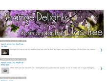 Tablet Screenshot of lilactreedelights.blogspot.com