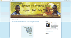 Desktop Screenshot of martinuwakwe.blogspot.com