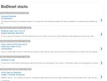 Tablet Screenshot of biodieselstocks.blogspot.com