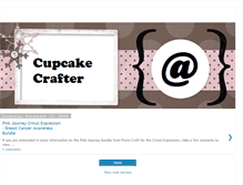 Tablet Screenshot of pinkcupcakecrafter.blogspot.com