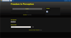 Desktop Screenshot of freedominperception.blogspot.com