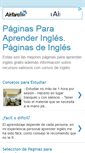 Mobile Screenshot of paginasparaaprenderingles.blogspot.com