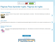 Tablet Screenshot of paginasparaaprenderingles.blogspot.com