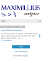 Mobile Screenshot of maximilliusscriptor.blogspot.com