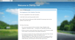 Desktop Screenshot of dialuphell.blogspot.com