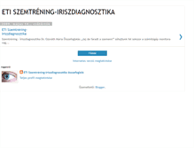 Tablet Screenshot of etiszemtrening.blogspot.com