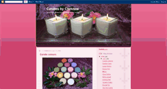 Desktop Screenshot of candlesbychristine.blogspot.com