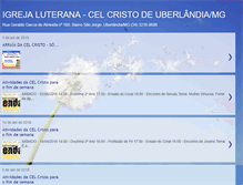 Tablet Screenshot of luteranauberlandia.blogspot.com