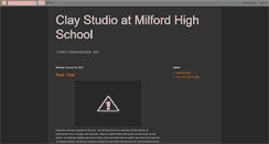 Desktop Screenshot of mhsclaystudio.blogspot.com