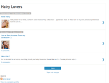 Tablet Screenshot of hairylovers.blogspot.com