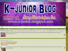 Tablet Screenshot of k-junior.blogspot.com