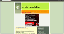 Desktop Screenshot of orolixemdetalhes.blogspot.com