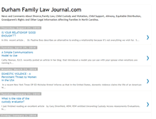 Tablet Screenshot of durhamfamilylawjournal.blogspot.com