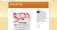 Desktop Screenshot of centrodearteterapia.blogspot.com