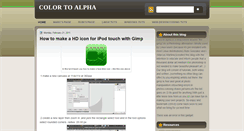 Desktop Screenshot of color-to-alpha.blogspot.com