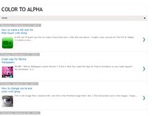 Tablet Screenshot of color-to-alpha.blogspot.com