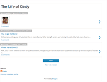Tablet Screenshot of cindyshearer.blogspot.com