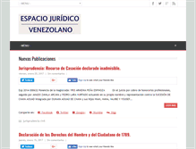 Tablet Screenshot of escritosjudicialesdevenezuela.blogspot.com