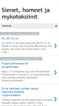 Mobile Screenshot of kirjallisuutta-sienetjasienimyrkyt.blogspot.com
