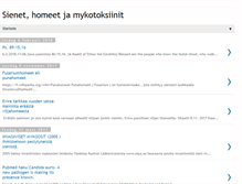 Tablet Screenshot of kirjallisuutta-sienetjasienimyrkyt.blogspot.com