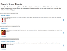 Tablet Screenshot of beaute-soeur-fashion.blogspot.com