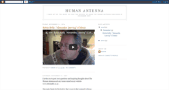 Desktop Screenshot of humanantenna.blogspot.com